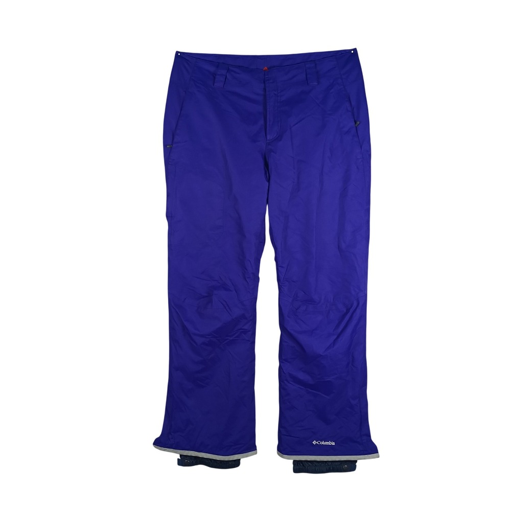 Columbia Snow Pants Womens XL Purple Omni-Heat High Volt Adjustable Waist Ski